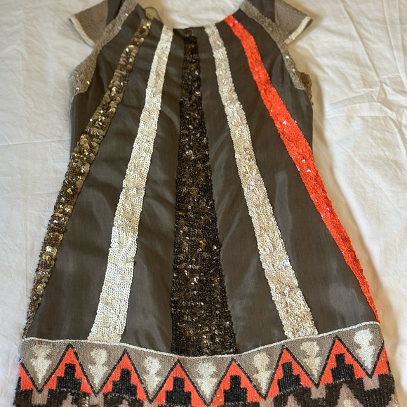 All Saints Aztec Dazzle Spitalfields sequin dress - Picture 4 of 6